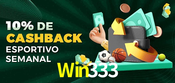 10% de bônus de cashback na Win333